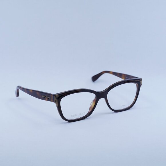 Jimmy Choo JC146 0PUU 00 Eyeglasses Animal Havana 53mm Square Frame - Picture 5 of 11